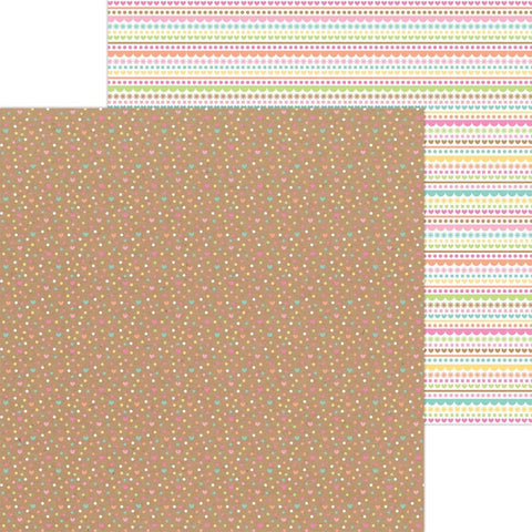Pretty Kitty - Doodlebug - Double-Sided Cardstock 12"X12" - Sprinkling Of Love