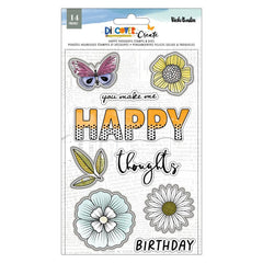Discover + Create - Vicki Boutin - Stamp And Die Set - Happy Thoughts (5887)