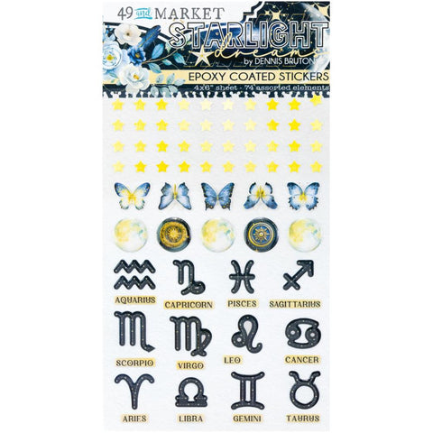 Starlight Dreams - 49 & Market - Epoxy Stickers (0723)