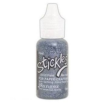 Stickles Glitter Glue - Ranger .5oz - Steel