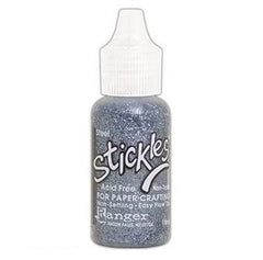 Stickles Glitter Glue - Ranger .5oz - Steel