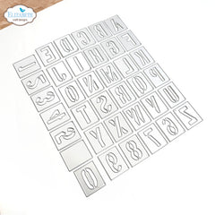 Elizabeth Craft Designs - Die Set - Stencil Alphabet (9939)