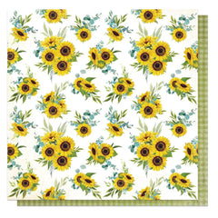 Willow Creek Highlands - PhotoPlay - Double-Sided Cardstock 12"X12" - Sunflower Field