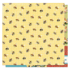 Willow Creek Highlands - PhotoPlay - Double-Sided Cardstock 12"X12" - Sweet Bees