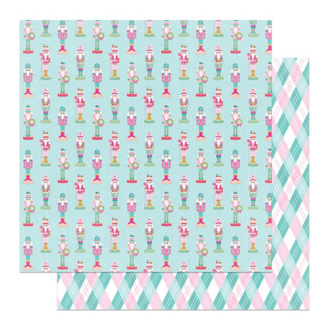 Sugar Plum Christmas - PhotoPlay - Double-Sided Cardstock 12"X12" - Sweet Nutcrackers