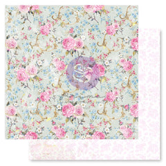 Avec Amour- Prima Marketing - Double-Sided Cardstock 12"X12" - Sweet Roses