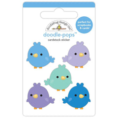 Snow Much Fun - Doodlebug - Doodle-pop 3D Sticker -Sweet Snowbirds (3554)