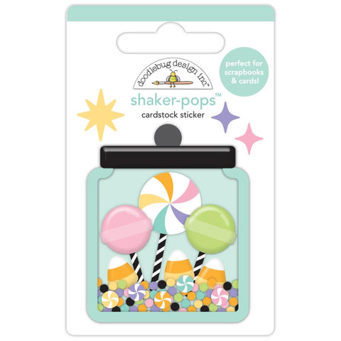 Sweet & Spooky - Doodlebug - Shaker-Pops 3D Stickers - Sweet Treats (2359)