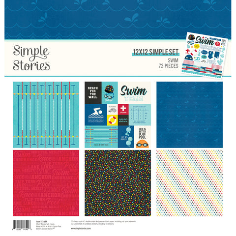 Swim - Simple Stories - Simple Sets 12"x12" Collection Pack