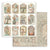 Brocante Antiques - Stamperia - 12"X12" Patterned Paper - Tags (3332)