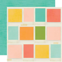 Summer Snapshots - Simple Stories - Double-Sided Cardstock 12"X12" - Take The Shot