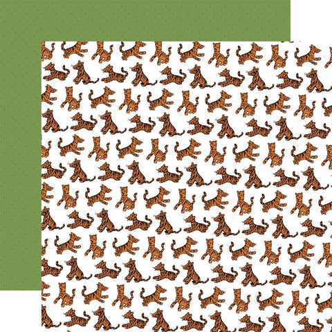 The House at Pooh Corner - Echo Park - Double-Sided Cardstock 12"X12" - Terrific Tigger