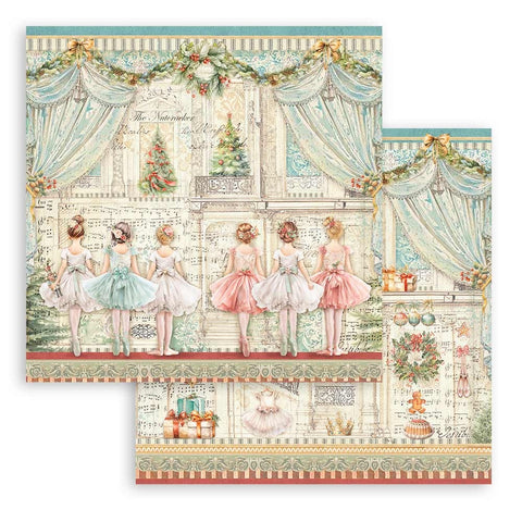 The Nutcracker - Stamperia - 12"x12" Double-sided Patterned Paper - The Nutcracker Ballet (6326)