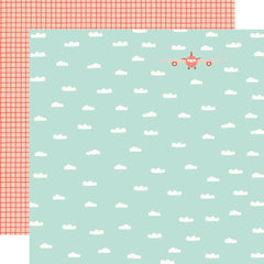 Pack Your Bags - Simple Stories - Double-Sided Cardstock 12"X12" - Time To Travel