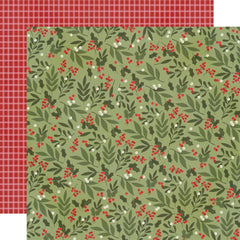 The Holiday Life - Simple Stories - Double-Sided Cardstock 12"X12" - Tinsel & Tiddings