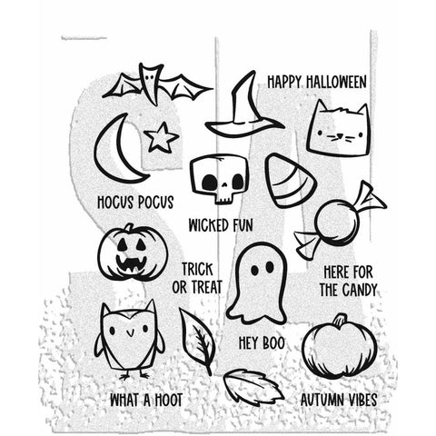 Tim Holtz - Cling Stamps 7"X8.5" -  Tiny Frights