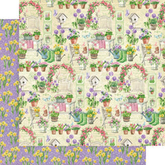 Grow With Love - Graphic 45 - Double-Sided Cardstock 12"X12" -  Tip Toe Through The Tulips