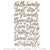 Bloom & Grow - Cocoa Vanilla - Raw Chipboard Titles (0476)