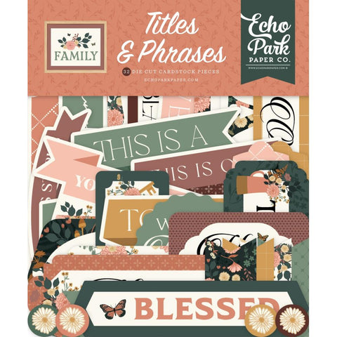 Family - Echo Park - Ephemera - Titles & Phrases