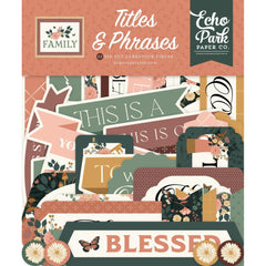 Family - Echo Park - Ephemera - Titles & Phrases