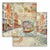 Art of Travelling - Stamperia - Double-Sided Cardstock 12"X12" - Tram (038)