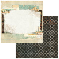 Wanderlust Explorer - 49 & Market - Double-Sided Cardstock 12"X12" - Travel Memories