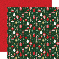 Nutcracker Christmas - Echo Park - Double-Sided Cardstock 12"X12" - Tree Essentials