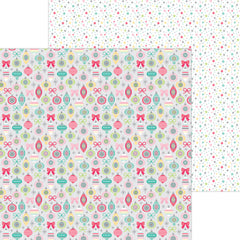 Tinsel Time - Doodlebug - Double-Sided Cardstock 12"X12" - Tree Trimmings