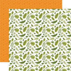 Dino-Mite - Echo Park - Double-Sided Cardstock 12"X12" - Tropical Leaves