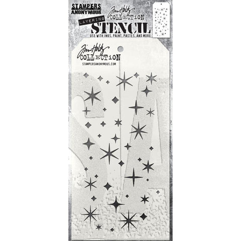 Tim Holtz - Layered Stencil 4.125"X8.5" - Twinkle (8801)