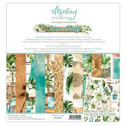 Urban Jungle - Mintay Papers - 12"X12" Paper Set