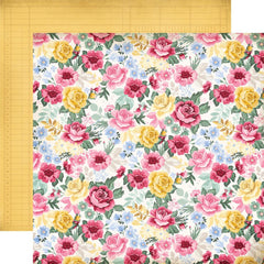 Bloom - Carta Bella - Double-Sided Cardstock 12"X12" - Vintage Floral