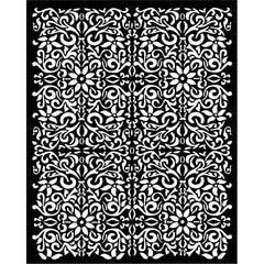 Vintage Library  - Stamperia - Stencil 7.87"X9.84" - Vintage Library Texture (7027)