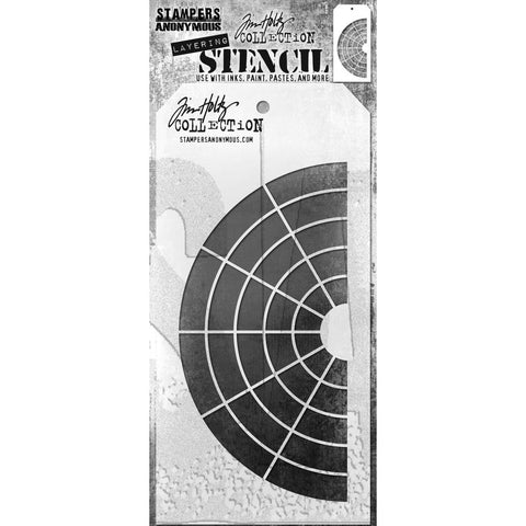 Tim Holtz - Layered Stencil 4.125"X8.5" - Wheel