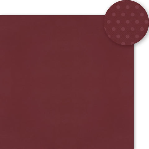 Simple Stories - Color Vibe - Double-Sided Cardstock 12"X12" - Wine