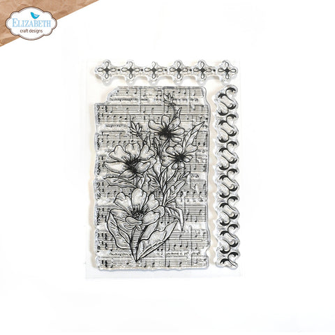 Elizabeth Craft Designs - Clear Stamp - Winter Flowers (9847)