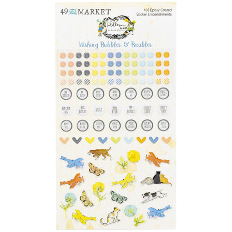 49 & Market - Toddler Time - Epoxy Stickers Wishing Bubble (0228)