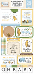 Winnie the Pooh Baby - Echo Park - 6"x12" Chipboard Stickers - Words & Phrases