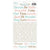 Winged Melodies - Mintay Papers - 6"x12" Paper Stickers - Words