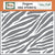 Little Explorer - Echo Park - Stencil 6"X6" - Zebra Stripes