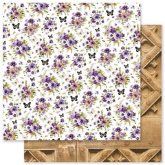 Dear Isabella - Paper Rose - 12"x12" Patterned Paper - Paper B