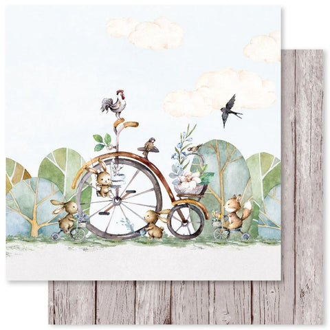 Happy Easter - Paper Rose - 12"x12" Patterned Paper - Paper B
