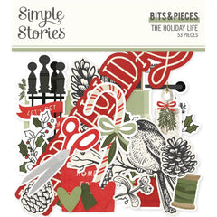 The Holiday Life - Simple Stories - Bits & Pieces Die-Cuts 54/Pkg
