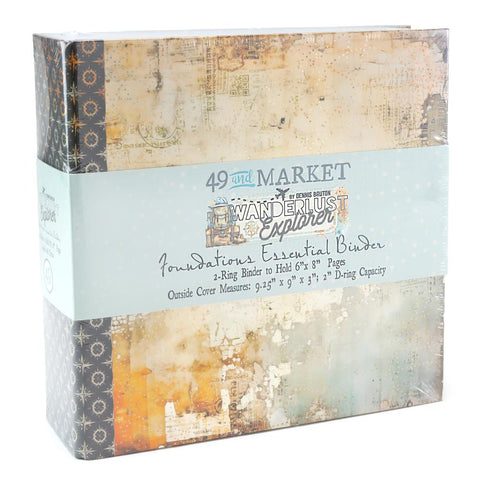 Wanderlust Explorer - 49 & Market - Foundations Binder (0488)