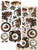 Steampunk Dream - Alchemy of Art - 6"x12" Paper Set - Extras (8951)