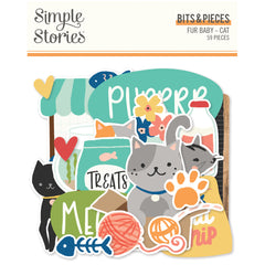 Fur Baby Cat - Simple Stories - Bits & Pieces 59/pkg