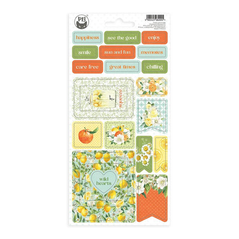 Fresh Lemonade - P13 - Chipboard Stickers 4.1"X8.7" -   #01 (2005)