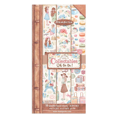 Oh La La - Stamperia - Double-Sided Paper 6"X12" 10/Pkg - Collectables (7188)