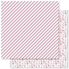 Sweet Christmas Treats - Paper Rose - 12"x12" Double-sided Patterned Paper - Paper C