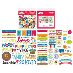 Doggone Cute - Doodlebug - Odds & Ends Die-Cuts - Chit Chat (6662)